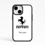 כיסוי בעיצוב אישי עם השם שלך לדגם - Apple iPhone 15 בעיצוב פרארי