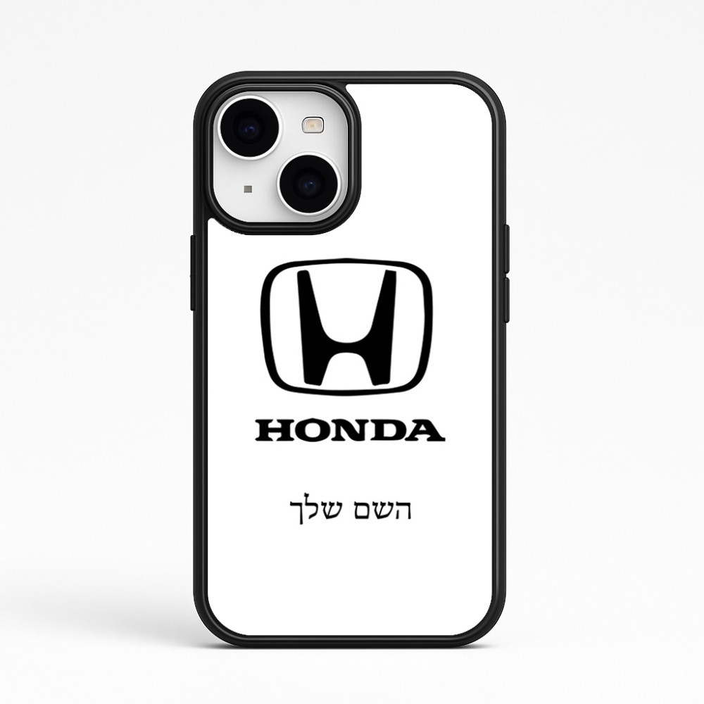 כיסוי בעיצוב אישי עם השם שלך לדגם - Apple iPhone 15 בעיצוב הונדה 2