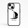 כיסוי בעיצוב אישי עם השם שלך לדגם - Apple iPhone 15 בעיצוב סירה