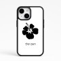 כיסוי בעיצוב אישי עם השם שלך לדגם - Apple iPhone 15 בעיצוב פרח היביסקוס