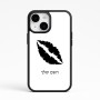 כיסוי בעיצוב אישי עם השם שלך לדגם - Apple iPhone 15 בעיצוב שפתיים - נשיקה