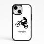 כיסוי בעיצוב אישי עם השם שלך לדגם - Apple iPhone 15 בעיצוב מוטוקרוס