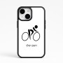 כיסוי בעיצוב אישי עם השם שלך לדגם - Apple iPhone 15 בעיצוב אופניים אולימפיים