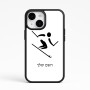 כיסוי בעיצוב אישי עם השם שלך לדגם - Apple iPhone 15 בעיצוב סקי אולימפי