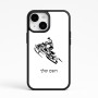 כיסוי בעיצוב אישי עם השם שלך לדגם - Apple iPhone 15 בעיצוב אופנוע שלג