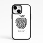 כיסוי בעיצוב אישי עם השם שלך לדגם - Apple iPhone 15 בעיצוב הדפס תפוח