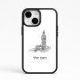 כיסוי בעיצוב אישי עם השם שלך לדגם - Apple iPhone 15 בעיצוב ביג בן