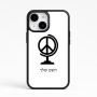 כיסוי בעיצוב אישי עם השם שלך לדגם - Apple iPhone 15 בעיצוב גלובוסי שלום