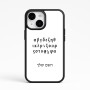 כיסוי בעיצוב אישי עם השם שלך לדגם - Apple iPhone 15 בעיצוב האלפבית היווני