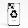 כיסוי בעיצוב אישי עם השם שלך לדגם - Apple iPhone 15 בעיצוב למחזר