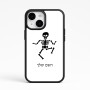 כיסוי בעיצוב אישי עם השם שלך לדגם - Apple iPhone 15 בעיצוב סקלטון