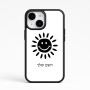 כיסוי בעיצוב אישי עם השם שלך לדגם - Apple iPhone 15 בעיצוב שמש