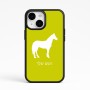 כיסוי בעיצוב אישי עם השם שלך לדגם - Apple iPhone 15 בעיצוב סוס
