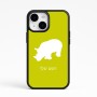 כיסוי בעיצוב אישי עם השם שלך לדגם - Apple iPhone 15 בעיצוב קרנף