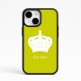 כיסוי בעיצוב אישי עם השם שלך לדגם - Apple iPhone 15 בעיצוב כתר מלכותי
