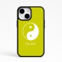 כיסוי בעיצוב אישי עם השם שלך לדגם - Apple iPhone 15 בעיצוב סמל יינג יאנג