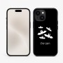 כיסוי בעיצוב אישי עם השם שלך לדגם - Apple iPhone 15 בעיצוב עטלפים