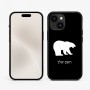כיסוי בעיצוב אישי עם השם שלך לדגם - Apple iPhone 15 בעיצוב דוב