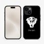 כיסוי בעיצוב אישי עם השם שלך לדגם - Apple iPhone 15 בעיצוב פני פנטרה