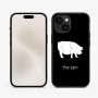כיסוי בעיצוב אישי עם השם שלך לדגם - Apple iPhone 15 בעיצוב חזיר
