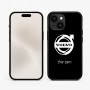 כיסוי בעיצוב אישי עם השם שלך לדגם - Apple iPhone 15 בעיצוב וולוו