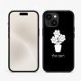 כיסוי בעיצוב אישי עם השם שלך לדגם - Apple iPhone 15 בעיצוב פרח