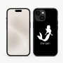 כיסוי בעיצוב אישי עם השם שלך לדגם - Apple iPhone 15 בעיצוב בתולת ים - אישה
