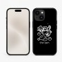 כיסוי בעיצוב אישי עם השם שלך לדגם - Apple iPhone 15 בעיצוב מחזמר אנג'ל 2