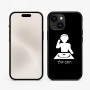 כיסוי בעיצוב אישי עם השם שלך לדגם - Apple iPhone 15 בעיצוב אזור מוזיקה של די ג'יי