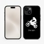 כיסוי בעיצוב אישי עם השם שלך לדגם - Apple iPhone 15 בעיצוב מוטוקרוס