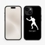 כיסוי בעיצוב אישי עם השם שלך לדגם - Apple iPhone 15 בעיצוב שחקן פינג פונג