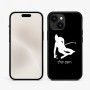 כיסוי בעיצוב אישי עם השם שלך לדגם - Apple iPhone 15 בעיצוב סקי