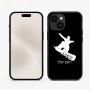כיסוי בעיצוב אישי עם השם שלך לדגם - Apple iPhone 15 בעיצוב סנובורדיסט
