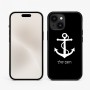 כיסוי בעיצוב אישי עם השם שלך לדגם - Apple iPhone 15 בעיצוב לעגן