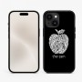 כיסוי בעיצוב אישי עם השם שלך לדגם - Apple iPhone 15 בעיצוב הדפס תפוח