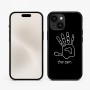 כיסוי בעיצוב אישי עם השם שלך לדגם - Apple iPhone 15 בעיצוב יד