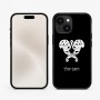 כיסוי בעיצוב אישי עם השם שלך לדגם - Apple iPhone 15 בעיצוב פרחי קרן