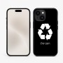 כיסוי בעיצוב אישי עם השם שלך לדגם - Apple iPhone 15 בעיצוב למחזר