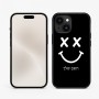 כיסוי בעיצוב אישי עם השם שלך לדגם - Apple iPhone 15 בעיצוב סמיילי