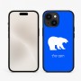 כיסוי בעיצוב אישי עם השם שלך לדגם - Apple iPhone 15 בעיצוב דוב