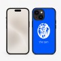 כיסוי בעיצוב אישי עם השם שלך לדגם - Apple iPhone 15 בעיצוב פני אריה