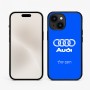 כיסוי בעיצוב אישי עם השם שלך לדגם - Apple iPhone 15 בעיצוב אאודי