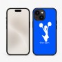 כיסוי בעיצוב אישי עם השם שלך לדגם - Apple iPhone 15 בעיצוב מעודדת
