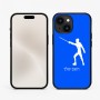 כיסוי בעיצוב אישי עם השם שלך לדגם - Apple iPhone 15 בעיצוב לוחם סייף