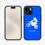 כיסוי בעיצוב אישי עם השם שלך לדגם - Apple iPhone 15 בעיצוב מוטוקרוס