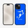כיסוי בעיצוב אישי עם השם שלך לדגם - Apple iPhone 15 בעיצוב כדורגל אולימפי