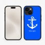 כיסוי בעיצוב אישי עם השם שלך לדגם - Apple iPhone 15 בעיצוב לעגן