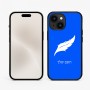 כיסוי בעיצוב אישי עם השם שלך לדגם - Apple iPhone 15 בעיצוב נוצת נוצה