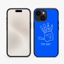 כיסוי בעיצוב אישי עם השם שלך לדגם - Apple iPhone 15 בעיצוב יד
