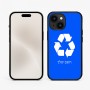 כיסוי בעיצוב אישי עם השם שלך לדגם - Apple iPhone 15 בעיצוב למחזר